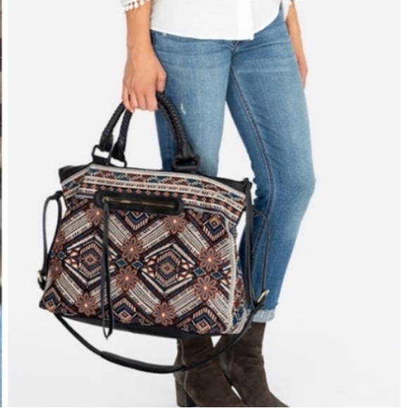 Johnny Was Molly overnight Tote bag - Picture 3 of 3